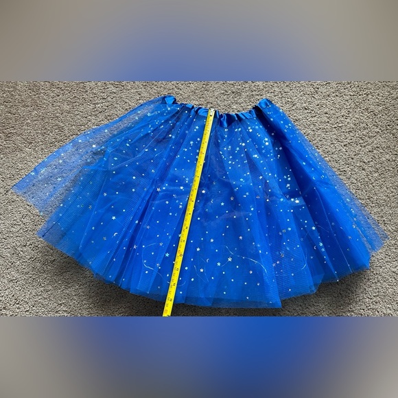 LED Light Up Ballerina Tutu Skirt Girls Adults Fairy Lights Stars Moon Sequins - Picture 15 of 16